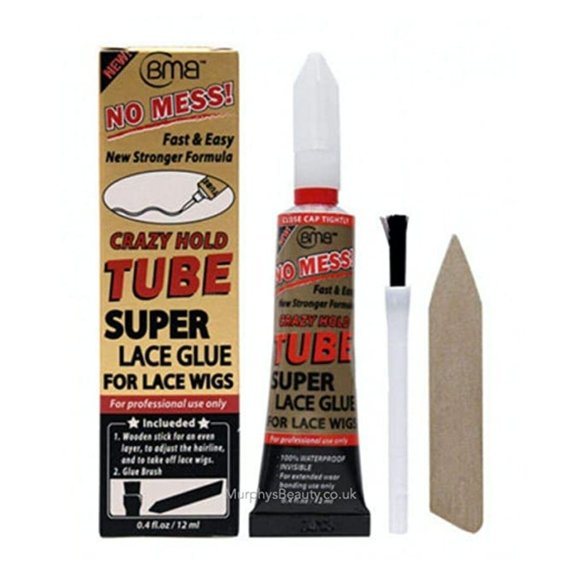 BMB Crazy Hold Tube Super Lace Glue Invisible Clear Wig Bond Waterproof 0.4 oz - Picture 1 of 1